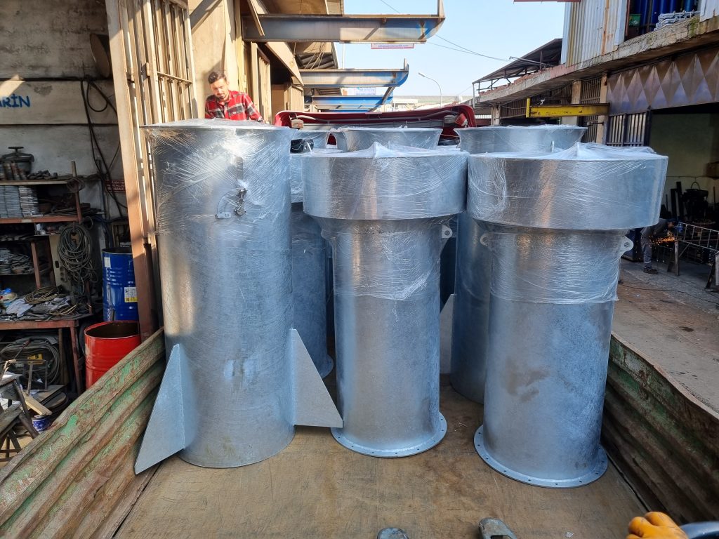 Paketlenmiş galvanizli büyük manikalar