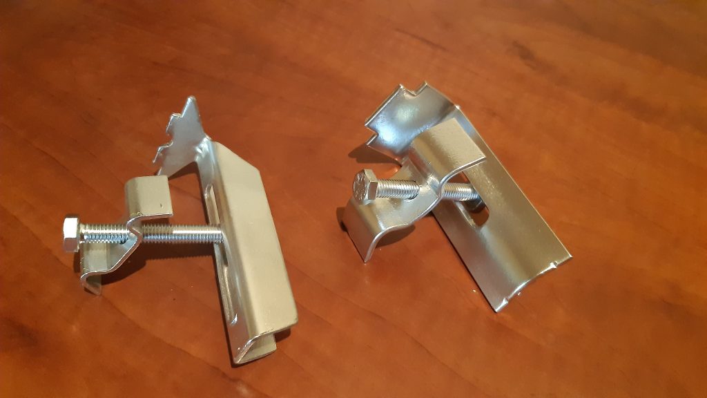Galvanizli ızgara kelepçesi