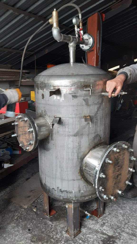 Paslanmaz basınçlı tank